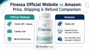 Finessa Official Website vs Amazon