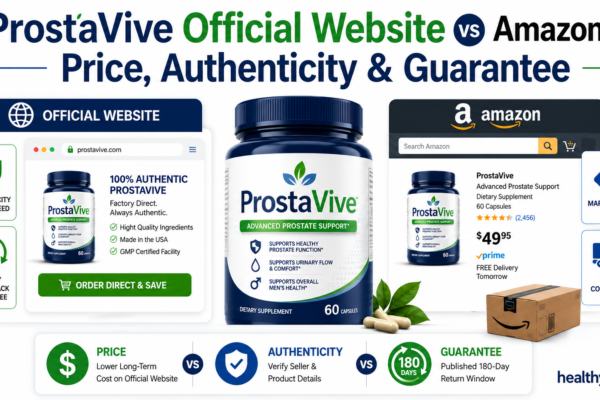 ProstaVive Official Website vs Amazon