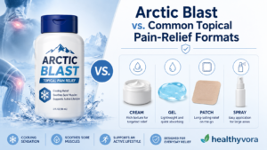 Arctic Blast vs. Common Topical Pain-Relief Formats