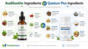 AudiSoothe Ingredients vs Quietum Plus Ingredients