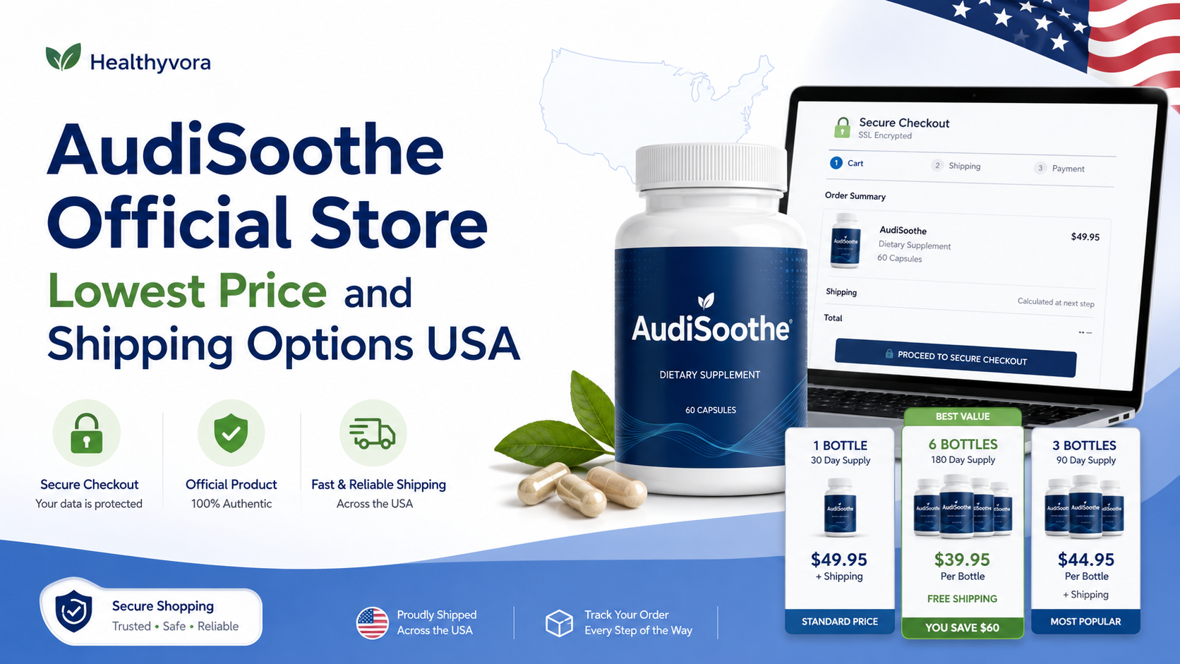 AudiSoothe Official Store Lowest Price and Shipping Options USA