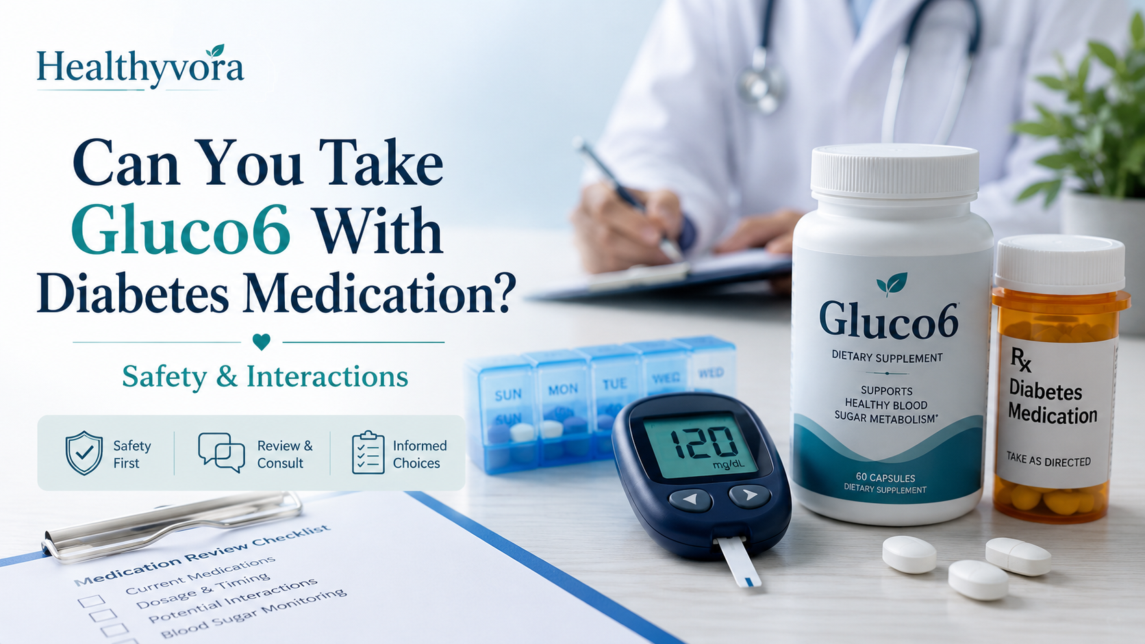 Can You Take Gluco6 With Diabetes Medication