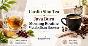 Cardio Slim Tea vs Java Burn Morning Routine Metabolism Booster