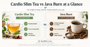 Cardio Slim Tea vs Java Burn at a Glance