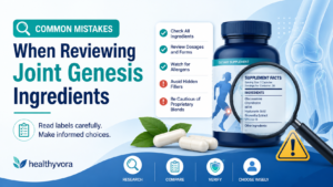 Common Mistakes When Reviewing Joint Genesis Ingredients