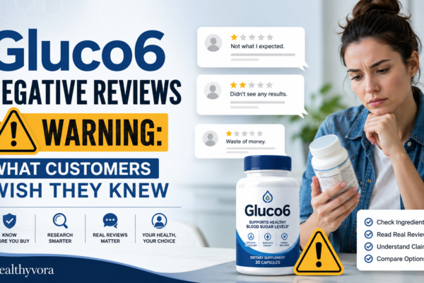 Gluco6 Negative Reviews Warning