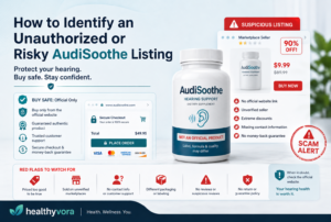 How to Identify an Unauthorized or Risky AudiSoothe Listing