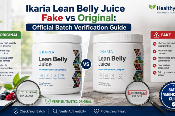 Ikaria Lean Belly Juice Fake vs Original