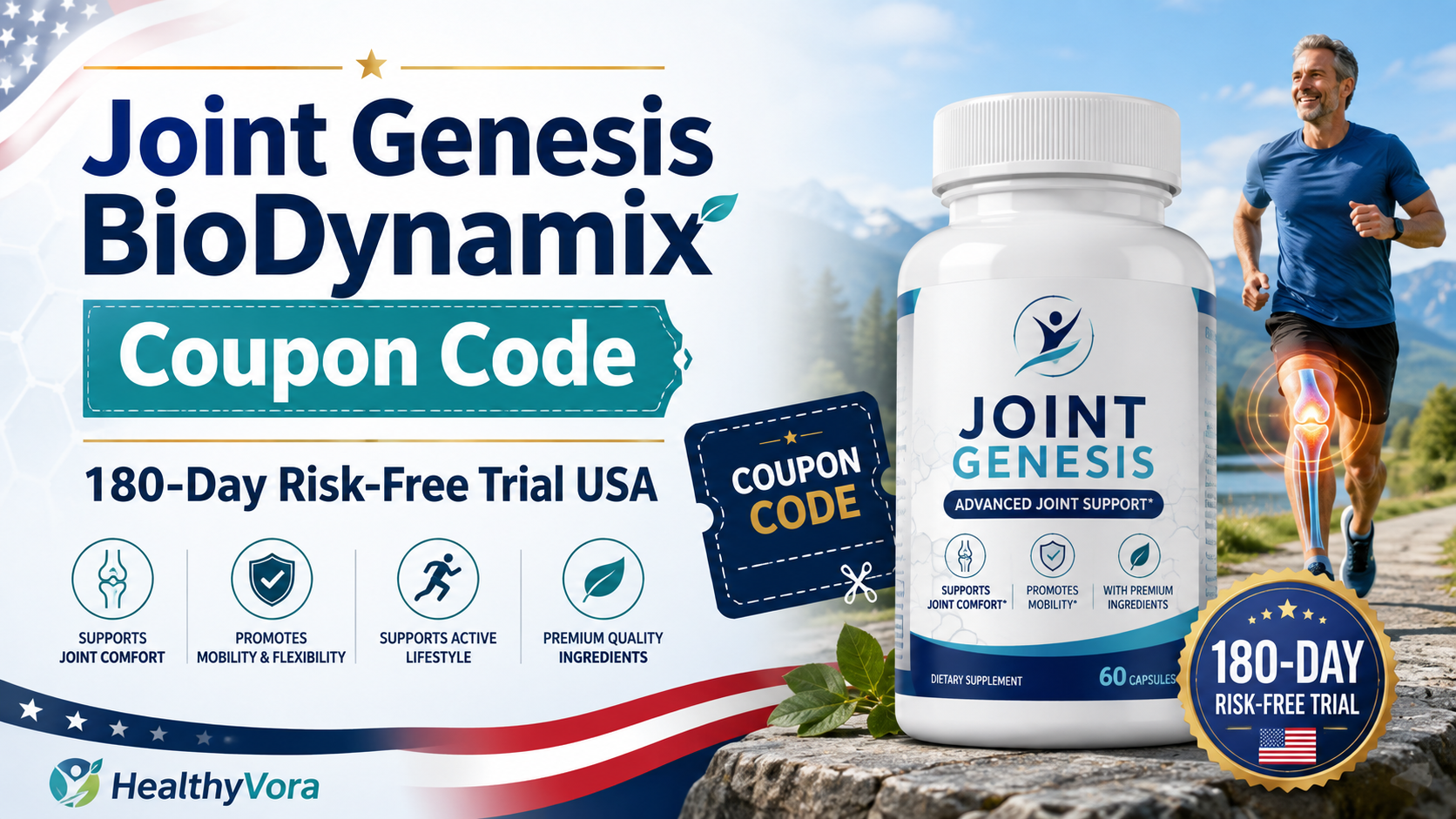Joint Genesis BioDynamix Coupon Code 180-Day Risk-Free Trial USA