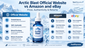 Arctic Blast Official Website vs Amazon and eBay