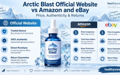 Arctic Blast Official Website vs Amazon and eBay