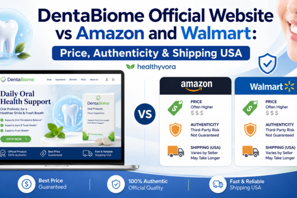 DentaBiome Official Website vs Amazon and Walmart