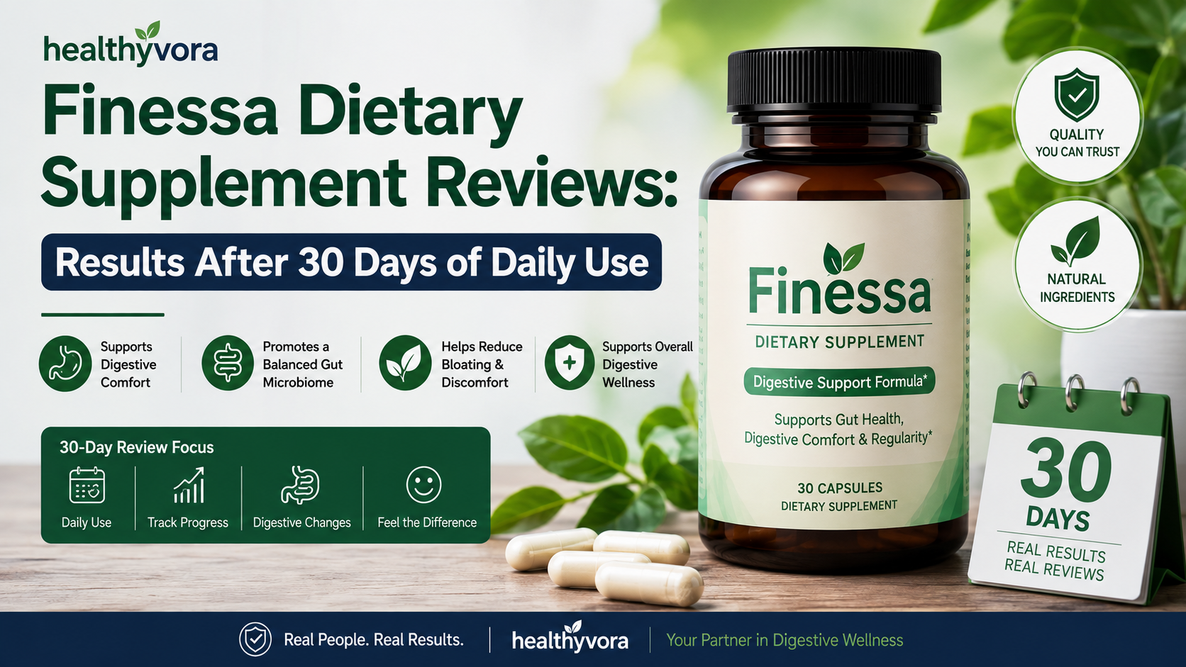 Finessa Dietary Supplement Reviews Results After 30 Days of Daily Use