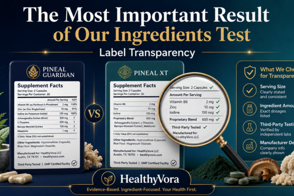 The Most Important Result of Our Ingredients Test