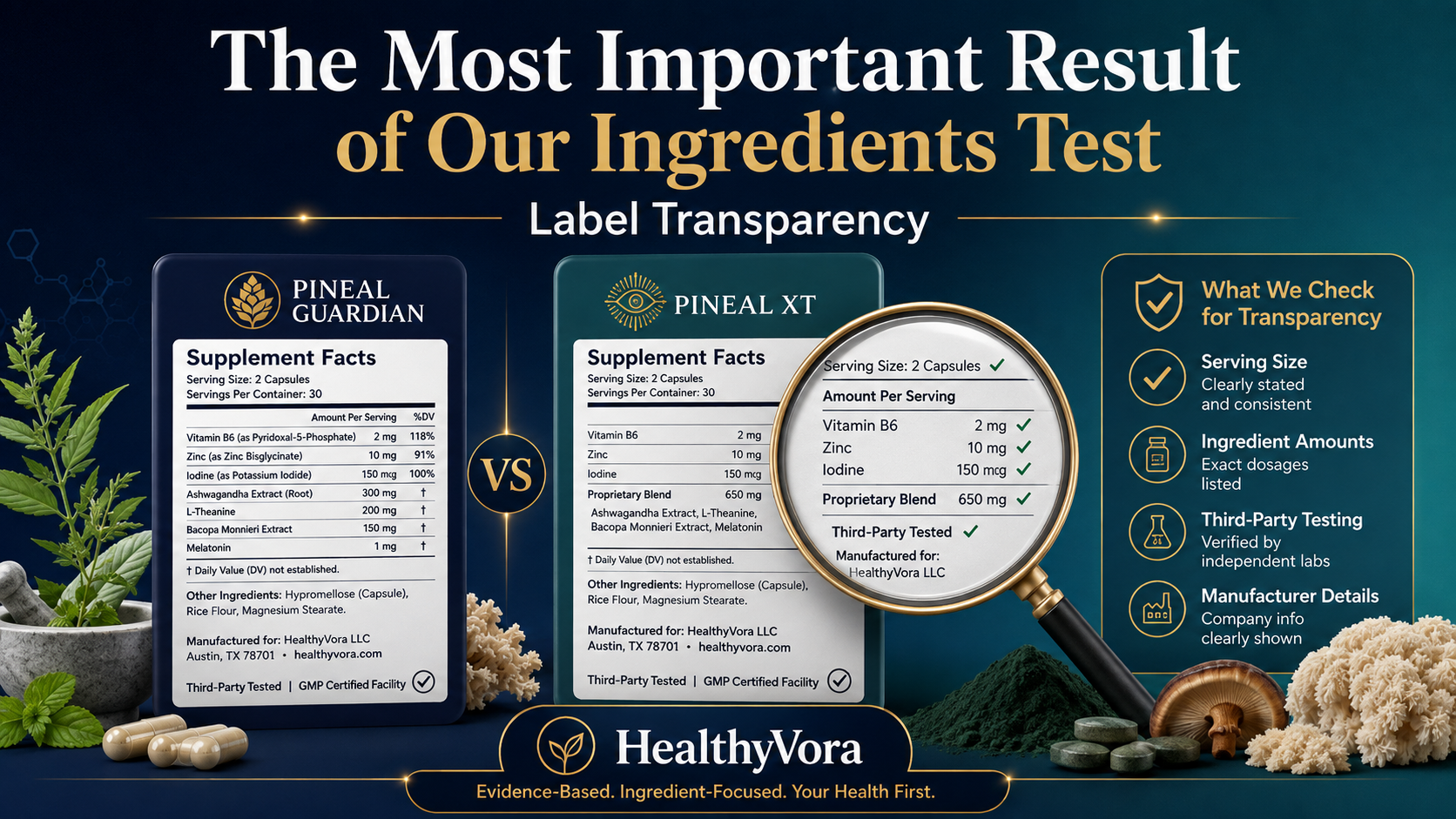 The Most Important Result of Our Ingredients Test