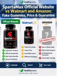 SpartaMax Official Website vs Walmart and Amazon