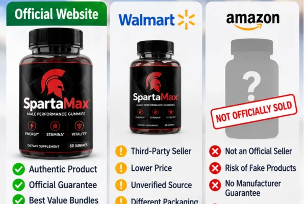 SpartaMax Official Website vs Walmart and Amazon